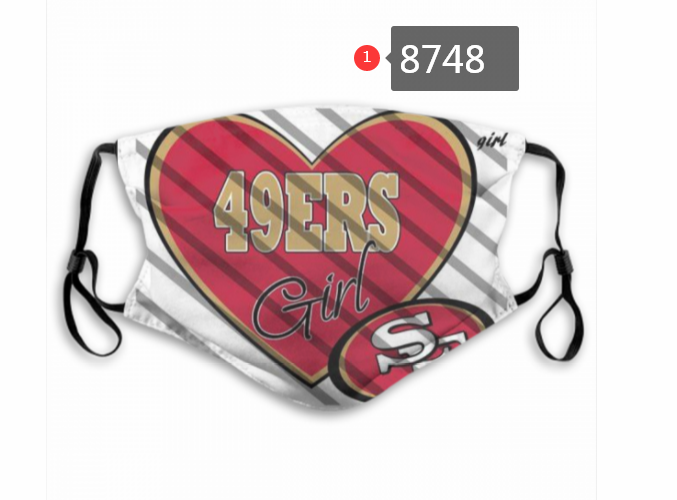 2020 San Francisco 49ers  798 Dust mask with filter